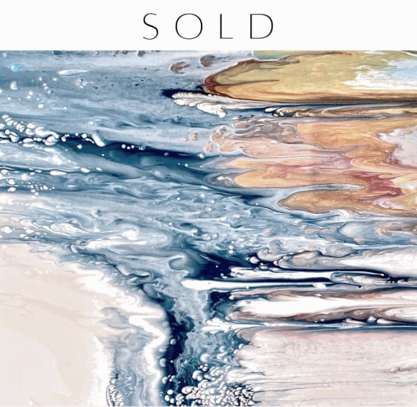 Shereen Caswell, Reflection of Sky on Tidal Shore