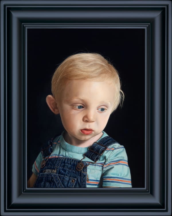 Portrait of Otto, Oil on Canvas, by Charles Moxon