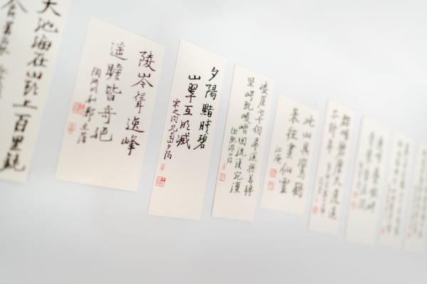 A photo of Chinese Calligraphy 