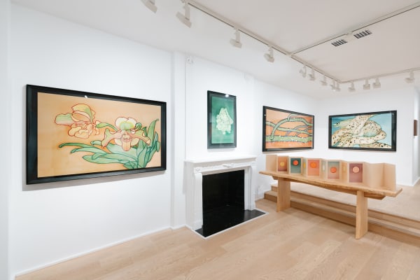 the exhibition space, showing the exhibition site of chen duxi