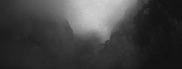 Clouds in the mountains