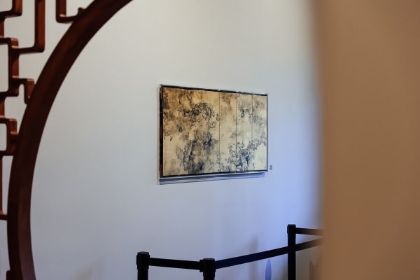 A painting on a wall
