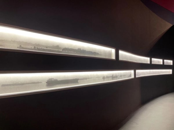 Exhibition view of Michael Cherney's artwork