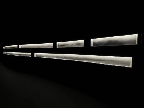 Exhibition view of Michael Cherney's artwork