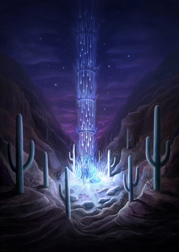 Karl Brudvig, Cactus Wizard Descending , 2021