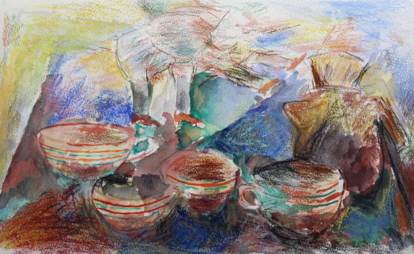 Max Wolpe, Still Life with Coffee pot, 1989