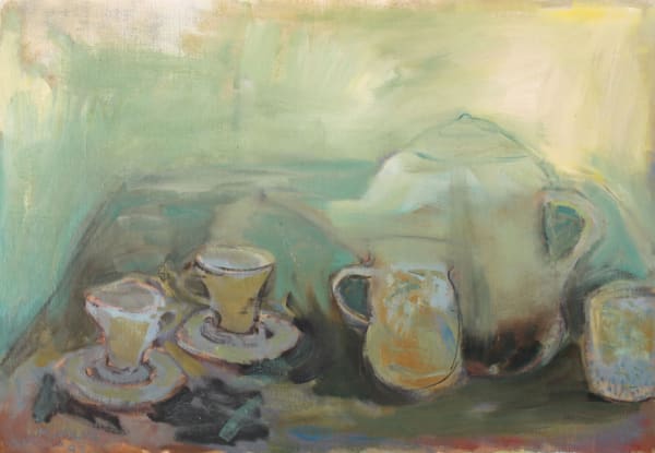 Max Wolpe, Coffee Still Life, 1987