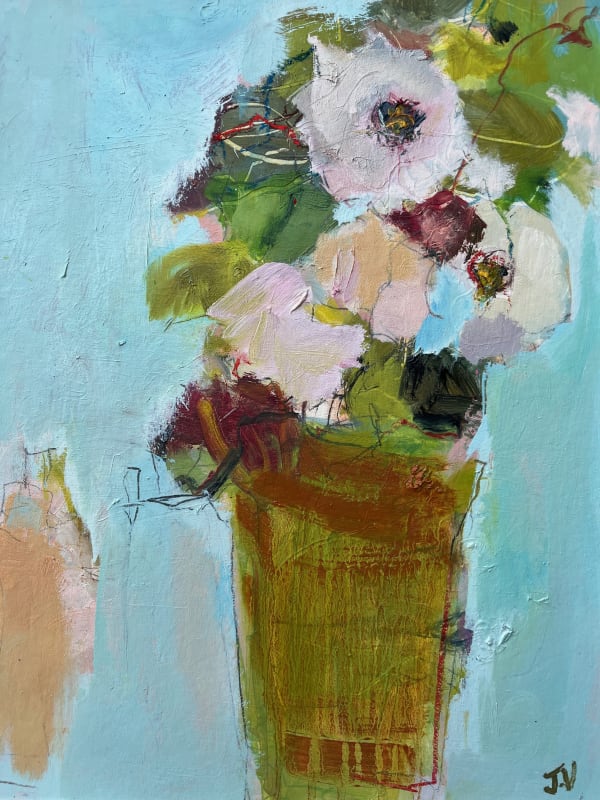 Joanna Vollers, Tall green vase
