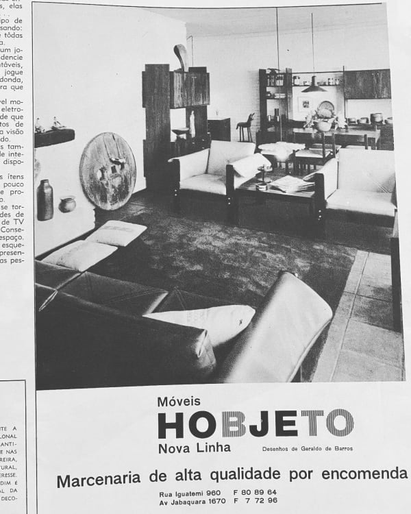 Hobjeto advertisement, 1960s
