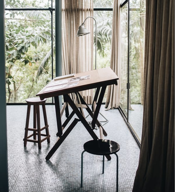 The Glass House interiors. Photo: Jules Villbrandt, 2019.
