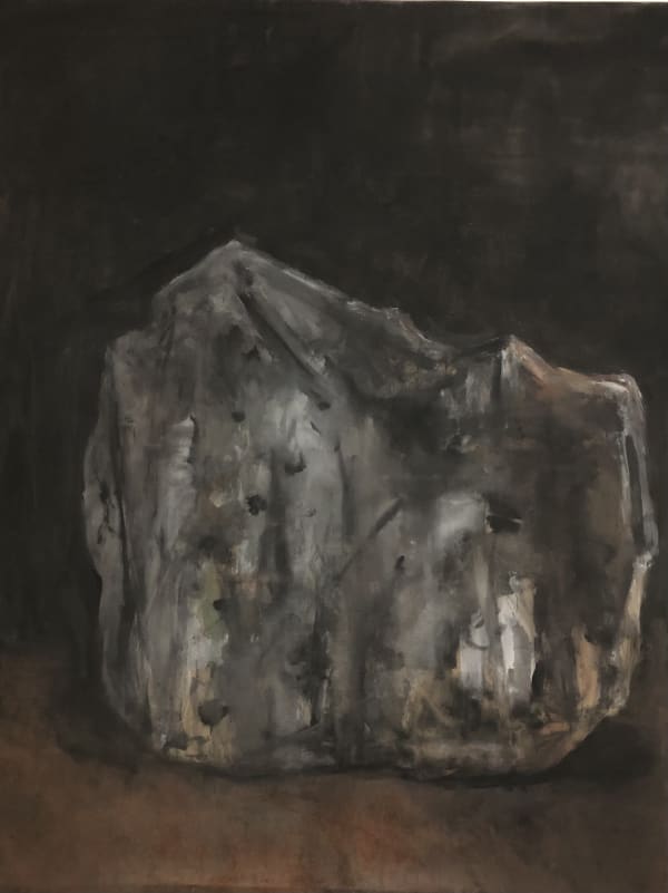 Alfredo Caballero, La piedra, oscura, 2021