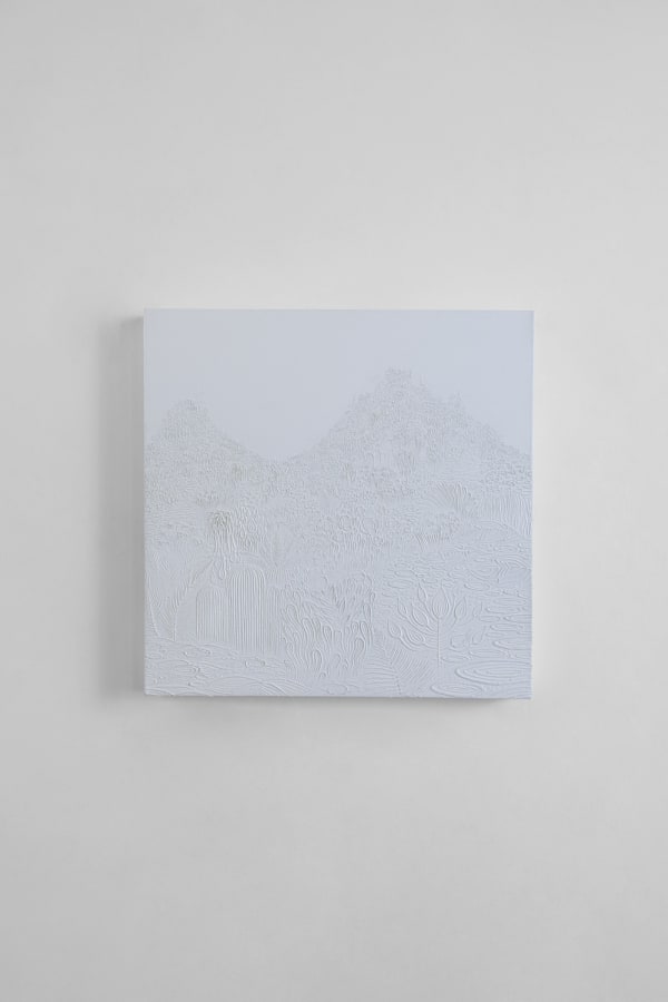 Ricardo Huezo, Primitivista monocromático, 2020