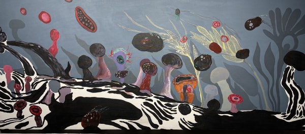 Federico Alvarado Zúniga, Paisaje acuático, 2020