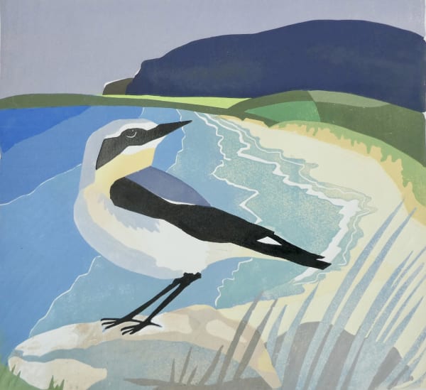 Lisa Hooper, Wheatear, Quendale Bay ed. 17
