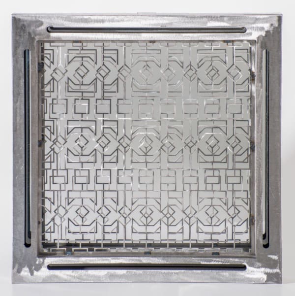 Banafsheh Ahmadzadeh Decline Series, 2020 Metal & Plexiglas (mirror) 40 x 40 cm