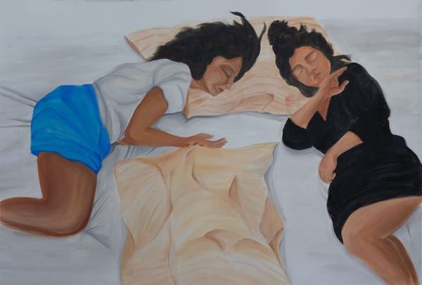 Ahoo Maher Power Nap , 2020 Acrylic of canvas 110 x 150 x 5 cm