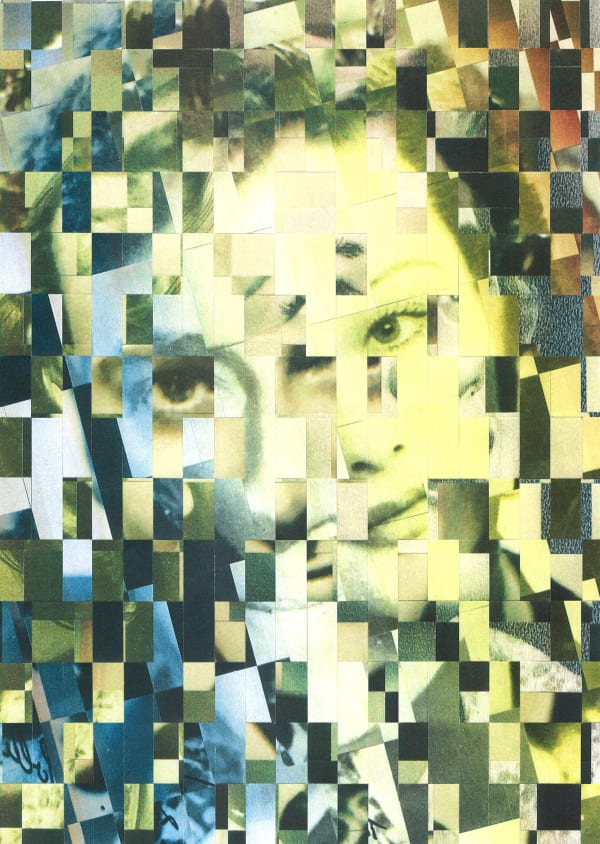 Samin Ahmadzadeh H4, 2020 Handwoven Photographs on Birch Ply, Varnished 29 x 21 x 3 cm