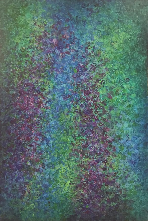 Shadi Talaei The Drum of Departure Series, 2020 Acrylic on cardboard 100 x 150 x 1 cm