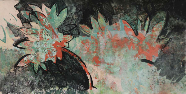 Nikoo Hashemi Untitled, 2007 Acrylic & collage on paper 34.5 x 17.5 cm