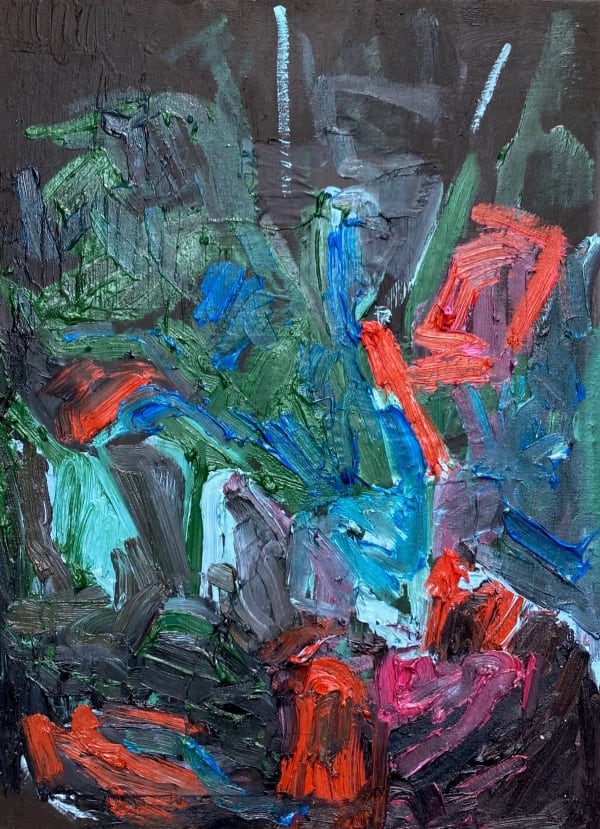 Alice Mansfield Love, Grief, Long Walks, 2023 Oil on canvas board 49.5 x 36cm