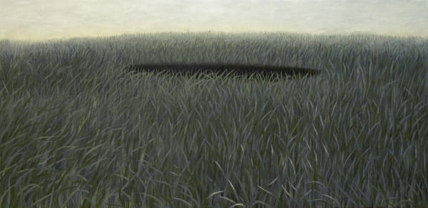 Anahita Darabbeigi The wound, 2022 Oil on Canvas 161 x 80 x 3 cm