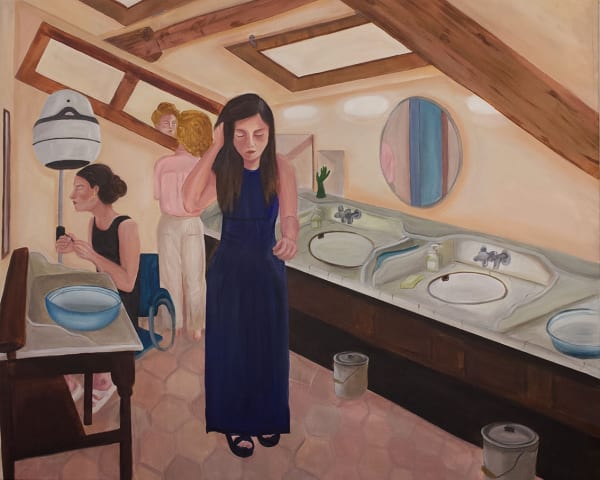 Ahoo Maher Wedding, 2021 Mixed media on canvas 105 x 130 x 5 cm