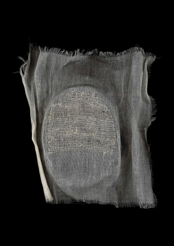 Suzanna James My Beloved, 2023 Embroidery on muslin 65 x 65 cm