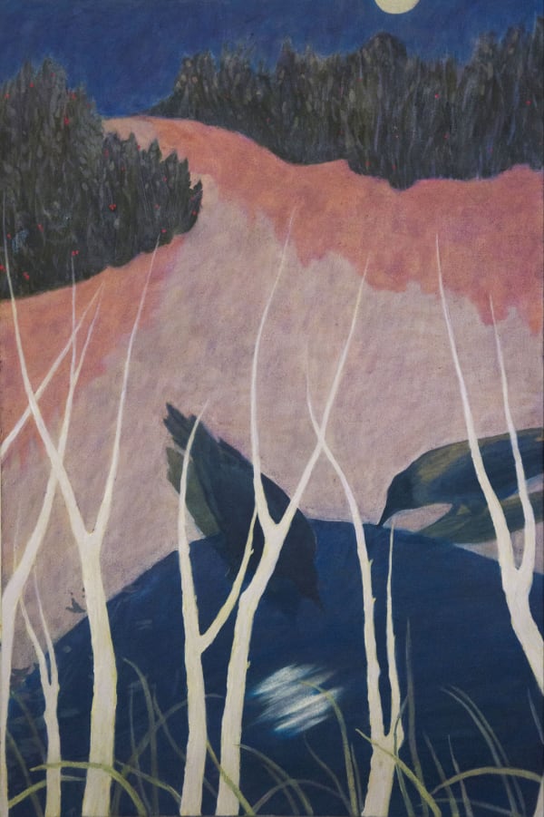 Anahita Darabbeigi Yakamoz, 2022 Oil on Canvas 63 x 93 x 3 cm