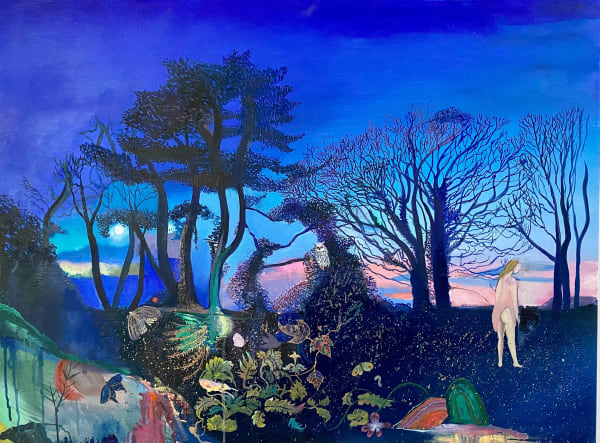 Daisy Clarke Ultramarine sky, 2022 Oil on canvas 60 x 80 cm