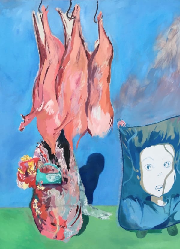 Joss Nelson Gig Economy, 2023 Oil paint on canvas 240 x 180 cm