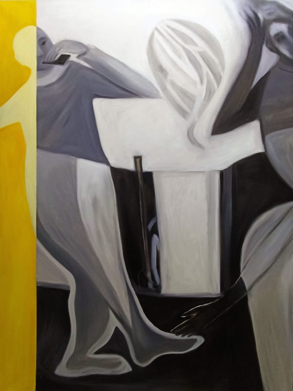 Diana Zrnic Elsewhere, 2021 Oil on canvas 160 x 120 x 5 cm