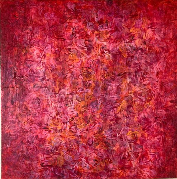 Shadi Talaei The Drum of Departure Series, 2020 Acrylic on canvas 150 x 100 x 1 cm