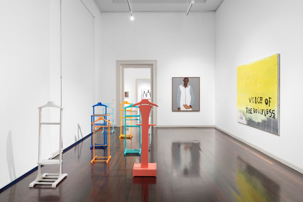 Installation view: O Futuro Nasce a Cada Amanhecer, Museu das Artes de Sintra, 2024, photo: Bruno Lopes