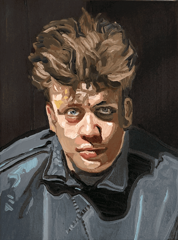 Emily Gillbanks, Portrait of Charlie, 2022, 40 x 30 CM