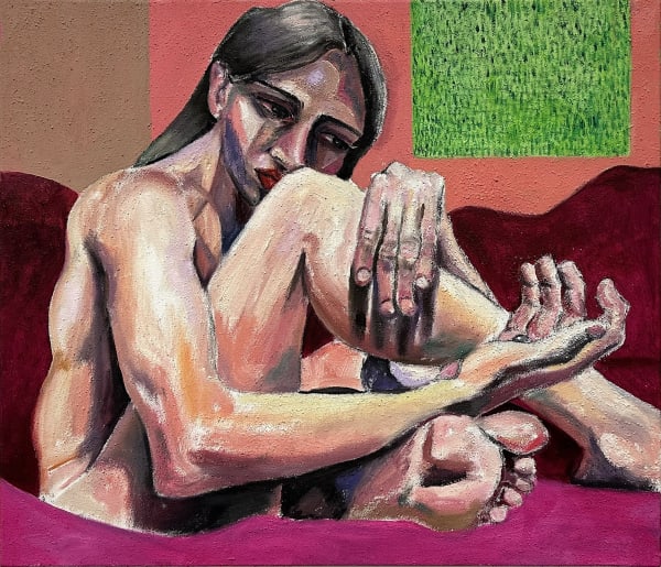 Adam Baker, Green grass dancing, 2023