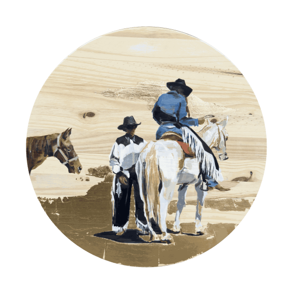 Devynn Barnes, On guilded ground, 2023