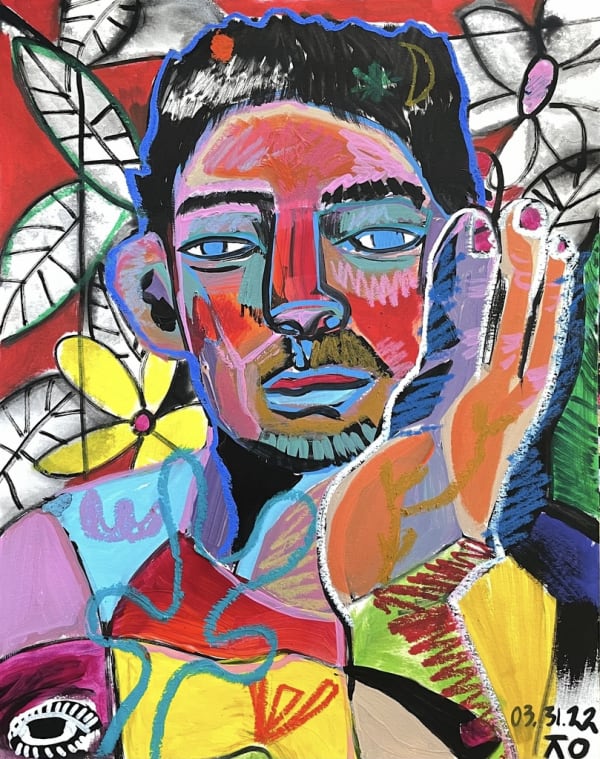 Jun Yang, Queer Floral Face, 2022