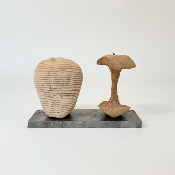 James Cherry, two apples, 2023