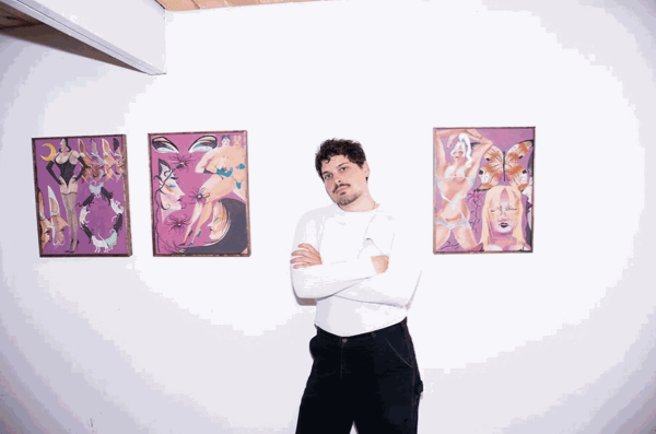 Kevin Sabo, who often plays with queer identities in his art, fears the laws could be expanded to censor his work