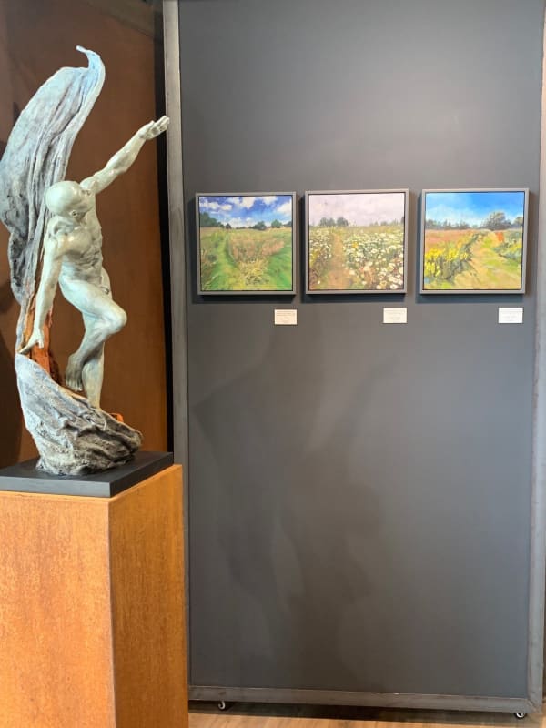 Original oil on board by Jayne Tricker