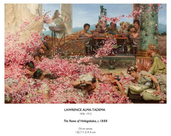 PROVENANCE Sir John Aird, London (who commissioned the painting in 1888). James Coats, New York. EXHIBITED 1888, Royal Academy, London, no. 298. 1893, Salon National des Beaux Arts, Paris, no. 15. 1913, Works by the late Sir Lawrence Alma-Tadema, Royal Academy, London, no. 53. 1965, Exhibition of Paintings and Drawings of Victorian Artists in England, National Gallery of Canada, Ottowa, no.4. 1973, Metropolitan Museum of Art, New York, no. 23. 1984, Peintres de l'âme,Whitford and Hughes, London, cat. no.4.