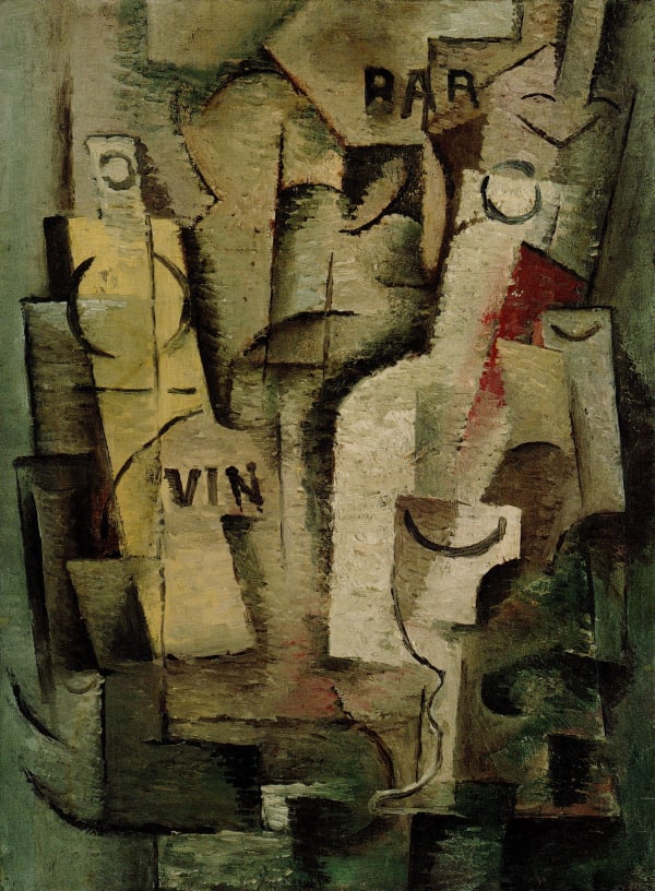 ALBERT GLEIZES 1881-1953 Composition Cubiste c.1912 Oil on canvas 40 × 29.5 cm PROVENANCE Robert Rius, private secretary to André Breton, Paris; - Private collection. LITERATURE London, Whitford Fine Art, Paris. Capital of the Arts, 1910-1950, 2006, p. 4.