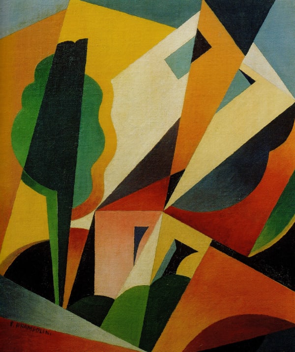 ENRICA PRAMPOLINI 1894-1923 Paesaggio Caprese 1921-1923 Oil on canvas 44 × 37.5 cm EXHIBITED 2013, Prampolini: I taccuini capresi (1946–1948), Certosa di San Giacomo, Capri, Italy LITERATURE Capri, Cerio, Edwin, Le Pagine dell’Isola di Capri, 1921–23; London, Whitford Fine Art, Paris. Capital of the Arts, 1910-1950, 2006, p. 10.