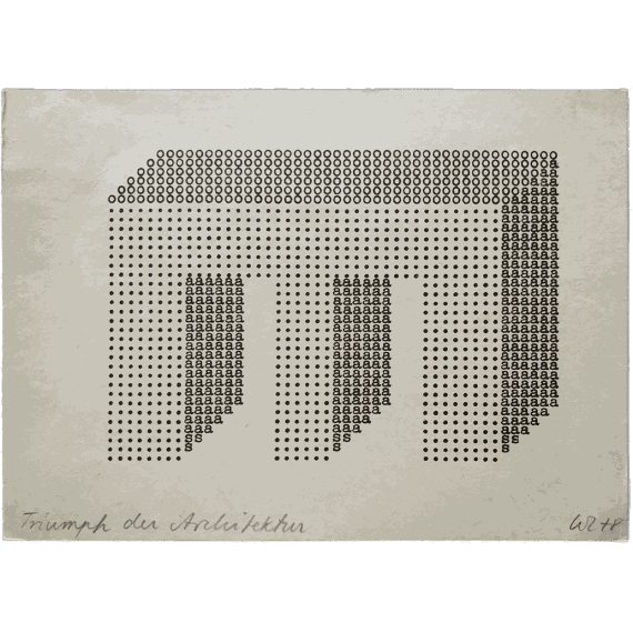 Ruth Wolf-Rehfeldt, Triumph der Architektur, 1978