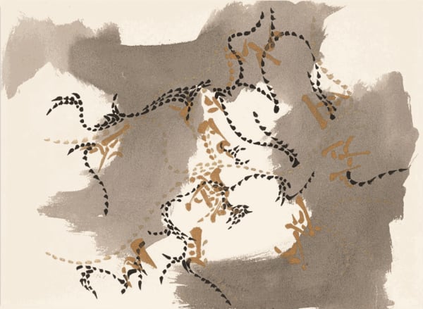 Claire Falkenstein, Interplay (topological structure with the moving point), 1961