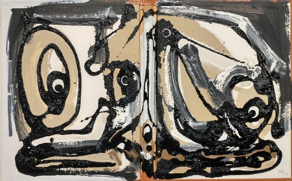 Antonio Saura, AUTO DE FE, 1989