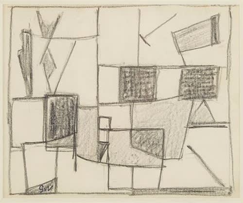 Geer van Velde, Composition, 1953