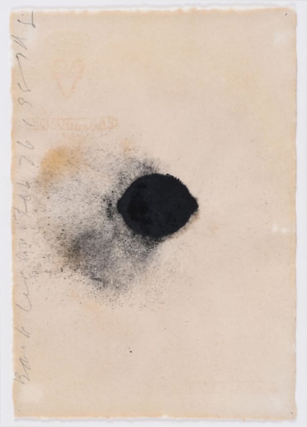 Donald Sultan, Black lemon, 1989