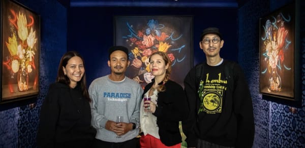 Dcg London Opening Pictures 40 Neon And Fire Vanitas By Alex Face Amelie Bolshoi Copy