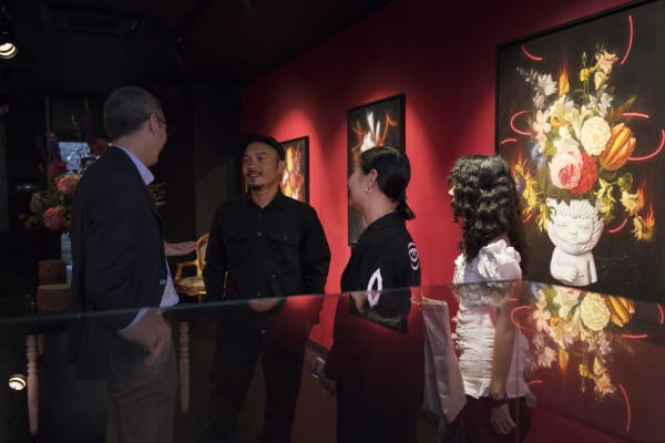 Dcg Neon And Fire Vanitas By Alex Face Dcg Rome Opening Event 2023 12 Photo Courtesy Of Federica Iannella